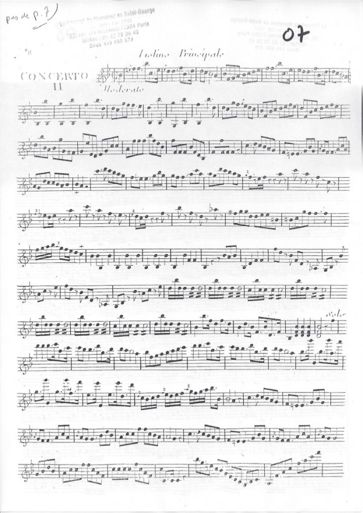 Concerto en Si bémol Majeur (B flat Major) G.040