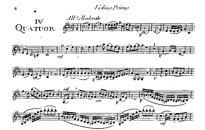 Quatuor en Do mineur (C minor) G.005