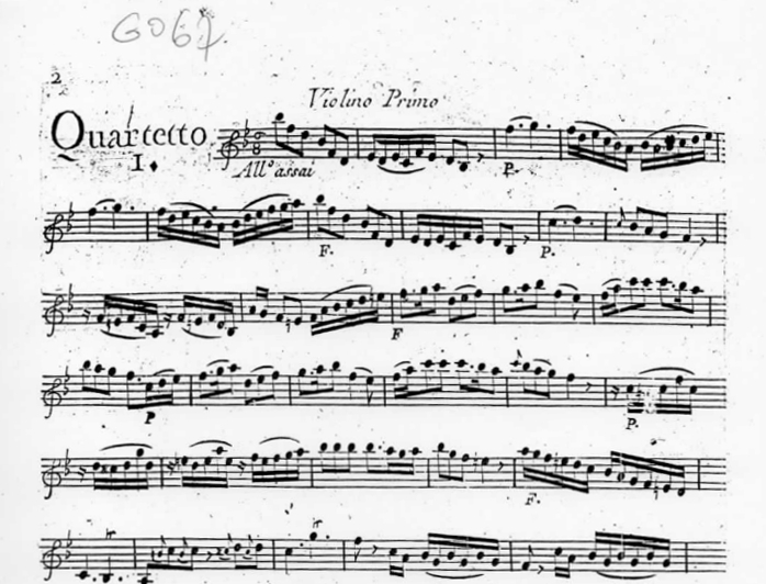 Quatuor en Si bémol Majeur (B flat Major) G.067