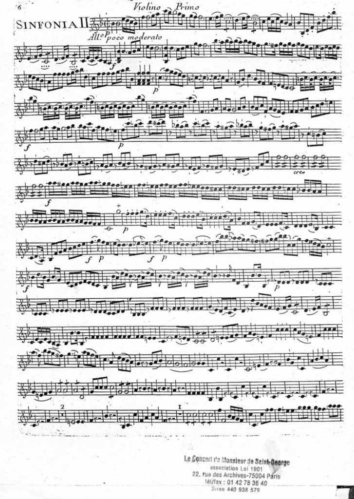 Symphonie Concertante en Si bémol Majeur (B flat Major) G.038